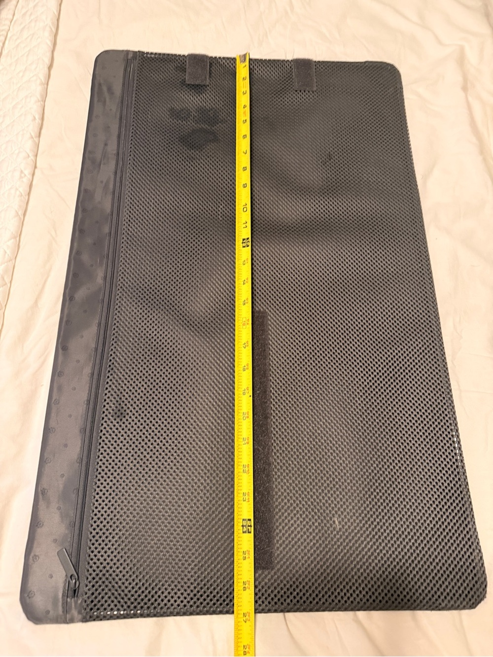 Authentic Rimowa Black Mesh Portfolio Organizer 27” x 16.5” (stained)